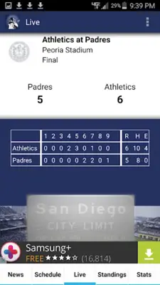 San Diego Baseball android App screenshot 0